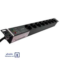 پاور ماژول رک  8 پورت محافظ دار